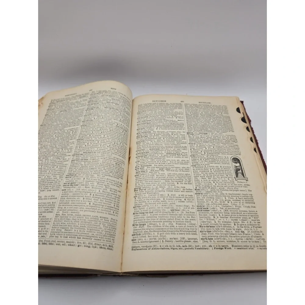Webster's Secondary School Dictionary 1925 Hardcover OK CONDITION